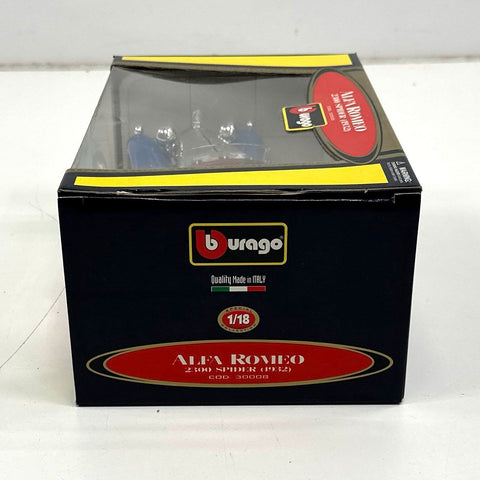 Bburago Alfa Romeo 2300 Spider 1932 Special Collection 1/18 Diecast New In Box