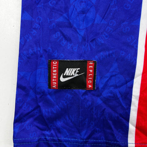Nike PSG Paris Saint-Germain Opel Jersey Karchaoui 7 Retro 90s Style Sz M