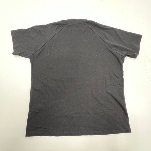 Yeezy Season 5 Tribune Cyrillic Graphic Raglan T-Shirt Black Size 2 USA