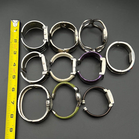Narmi Avenue Persona Fashion Cuff Bangle Watches Variety Jewelry Lot of 10