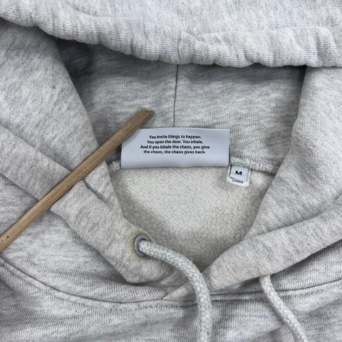 Fucking Awesome Men's Gray Graphic Pullover Hoodie Sweatshirt Streetwear Sz M
