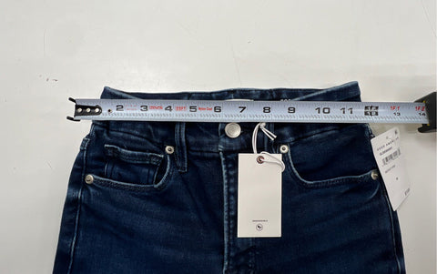 Good American Women's Good Legs Skinny Jeans Indigo Mid Rise Sz 00 NWT