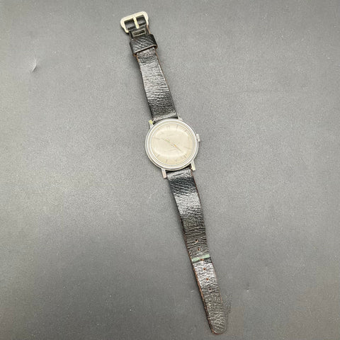 Vintage Timex Manual Wind Watch 36mm Waterproof Glowing Lume Hands