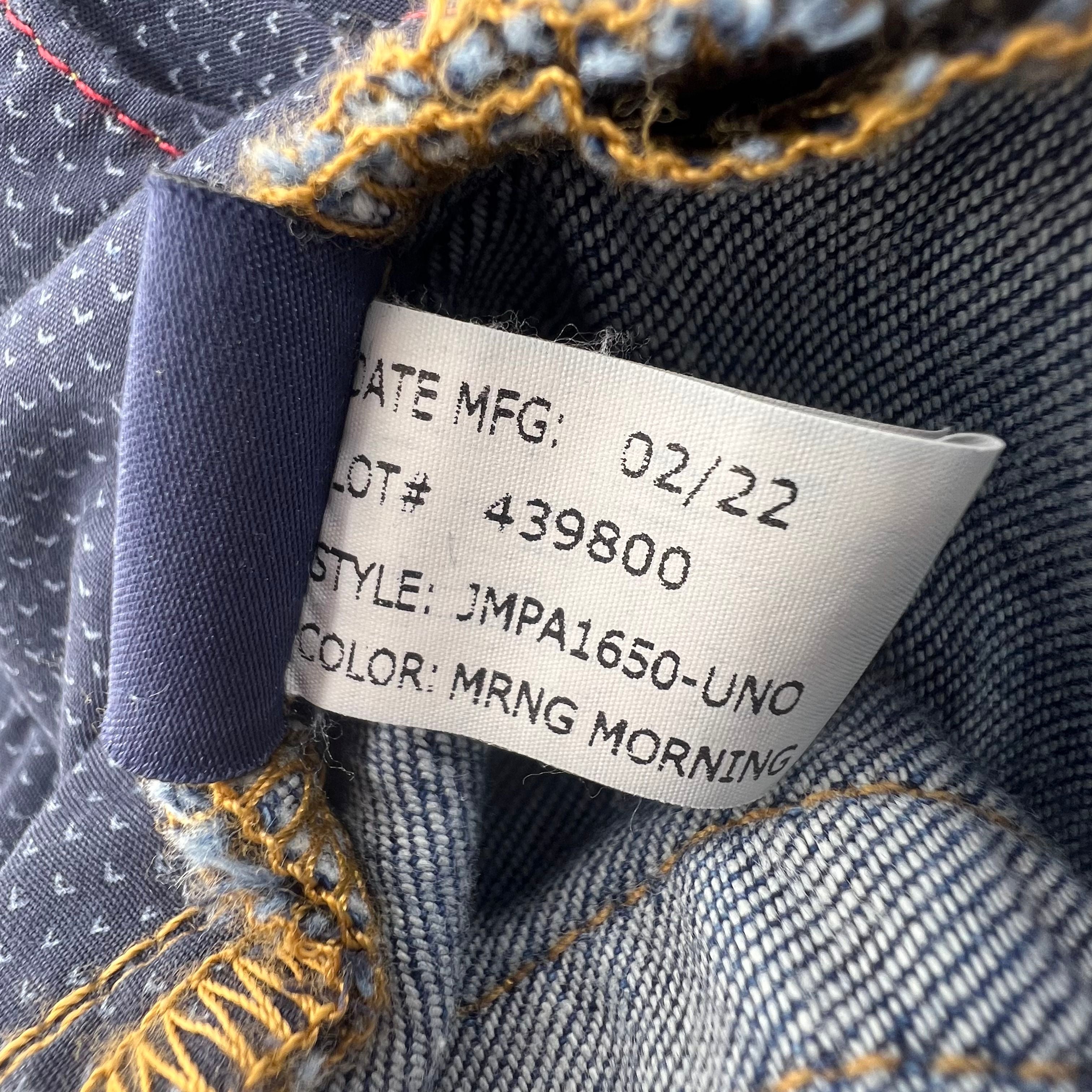 NWT Johnnie-O UNO Blue Jeans Straight Men's Size 32x30 $178