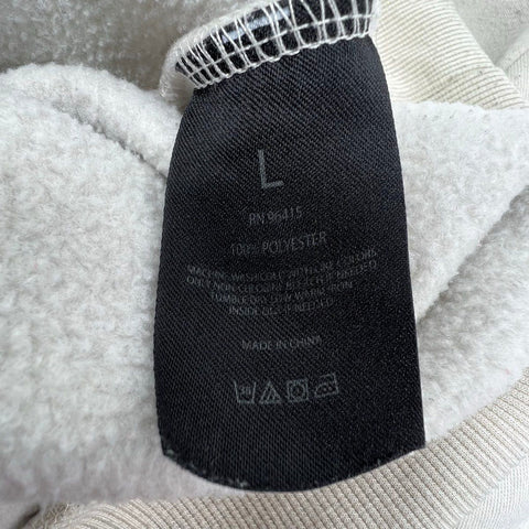 Rebel Vengeance Men's Crewneck Sweatshirt Off White Graphic Skull Rib Cage Sze L