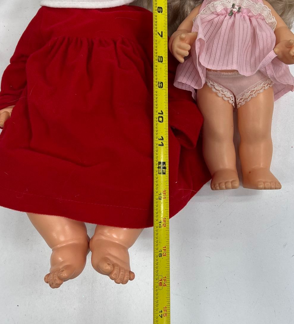 Vintage 70s Ideal Toy Corp Doll Lot Crissy Velvet Family & Hong Kong Friends