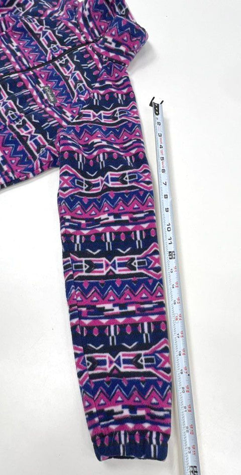 Columbia Women's Benton Springs Printed Full Zip Fleece Jacket Aztec Print Sz M