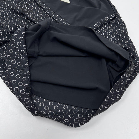 Ann Taylor Women's Black White Circle Print Pencil Skirt NWT Size 8