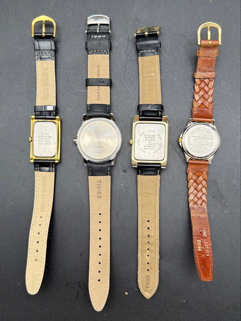 Mixed Men's Watch Lot of 4 Timex Embassy by Gruen Carriage Rumours Not Tested