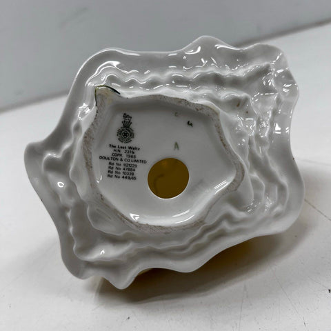 Royal Doulton The Last Waltz HN 2315 Figurine Bone China 1965 Yellow Dress 8"