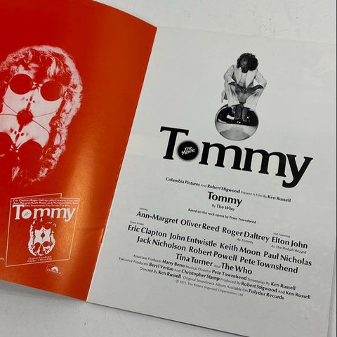 Vintage 1975 Tommy The Movie Program The Who Rock Opera Ken Russell Film Book