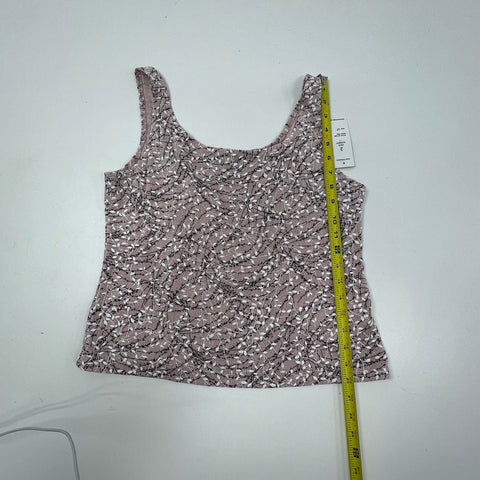 NWT Alex Evenings Pink Glitter 2-Piece Jacket Shell Top Set Women's Petite L