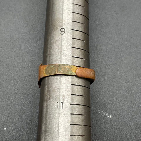 Vintage 1940s Tom Mix Ralston Straight Shooters Brass Look Around Mirror Ring