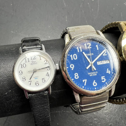 Lot of 6 Timex Watches Men & Women's *Not Tested Repairs Needed Analog