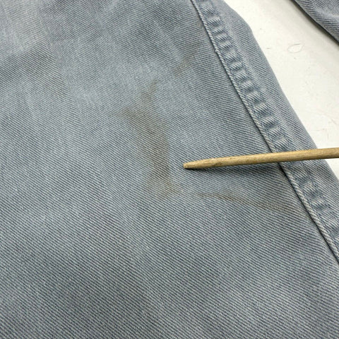Vintage 90s Levi's Men's Gray Straight Leg Jeans Made in USA Sz 36x29
