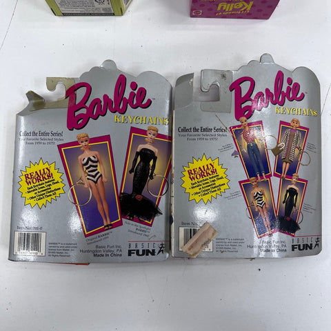 Barbie and Kelly Doll Lot Mattel Basic Fun 4 Pieces Sealed Vintage NIB