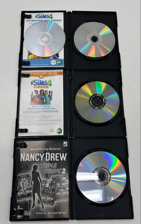 The Sims 4 Get To Work Madden 07 Nancy Drew 5 PC Game Lot Windows Mac