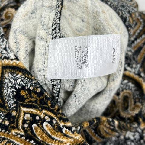 J. Jill NWT Paisley Medallion Print Sleeveless Shift Dress Stretch Knit Sz XSP