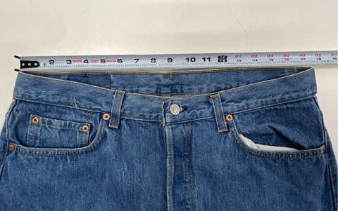 Vintage 90s Levi's Men's 501 Original Fit Blue Jeans Made in USA Sz 38x36
