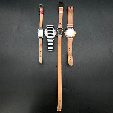 Michael Kors Coach Isaac Mizrahi Designer Womens Watch Lot of 4 Padlock Round
