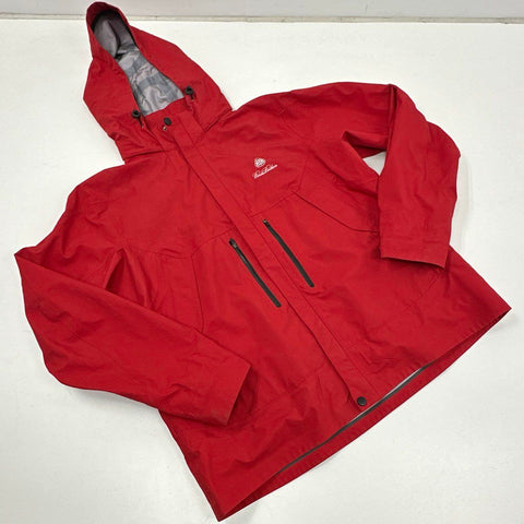 Brooks Brothers Men's Red Country Club ProSport Hooded Rain Jacket Sz XL