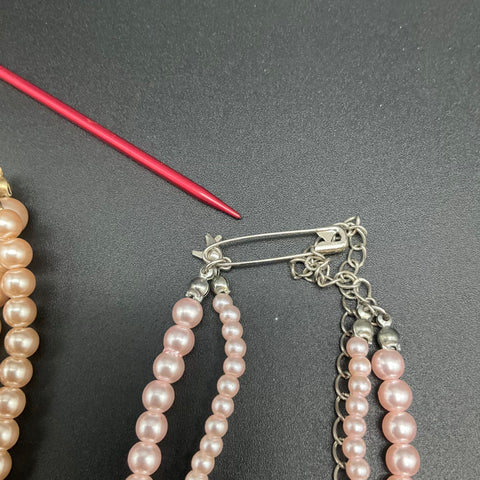 Vintage Faux Pearl Beaded Necklace Lot 10 Pieces Multi-Strand Statement Mix
