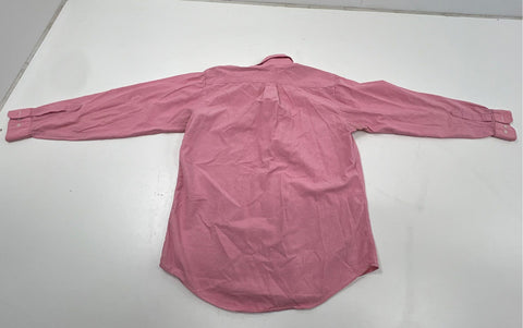 Vintage 90s Peanuts Men's Pink Button Down Snoopy Shirt Sz 14.5 32/33