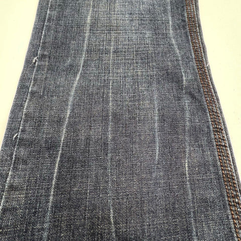 Blac Label Men's Dark Wash Distressed Flap Pocket Bootcut Jeans Size 34