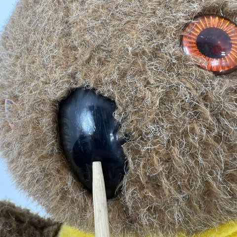Vintage Gund Koala Bear Plush Stuffed Animal Toy Brown Yellow 12 Inch