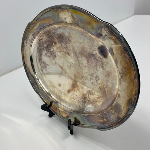 Vintage Gorham Y217 Silver Soldered Oval Serving Tray Platter 19.5" 1927