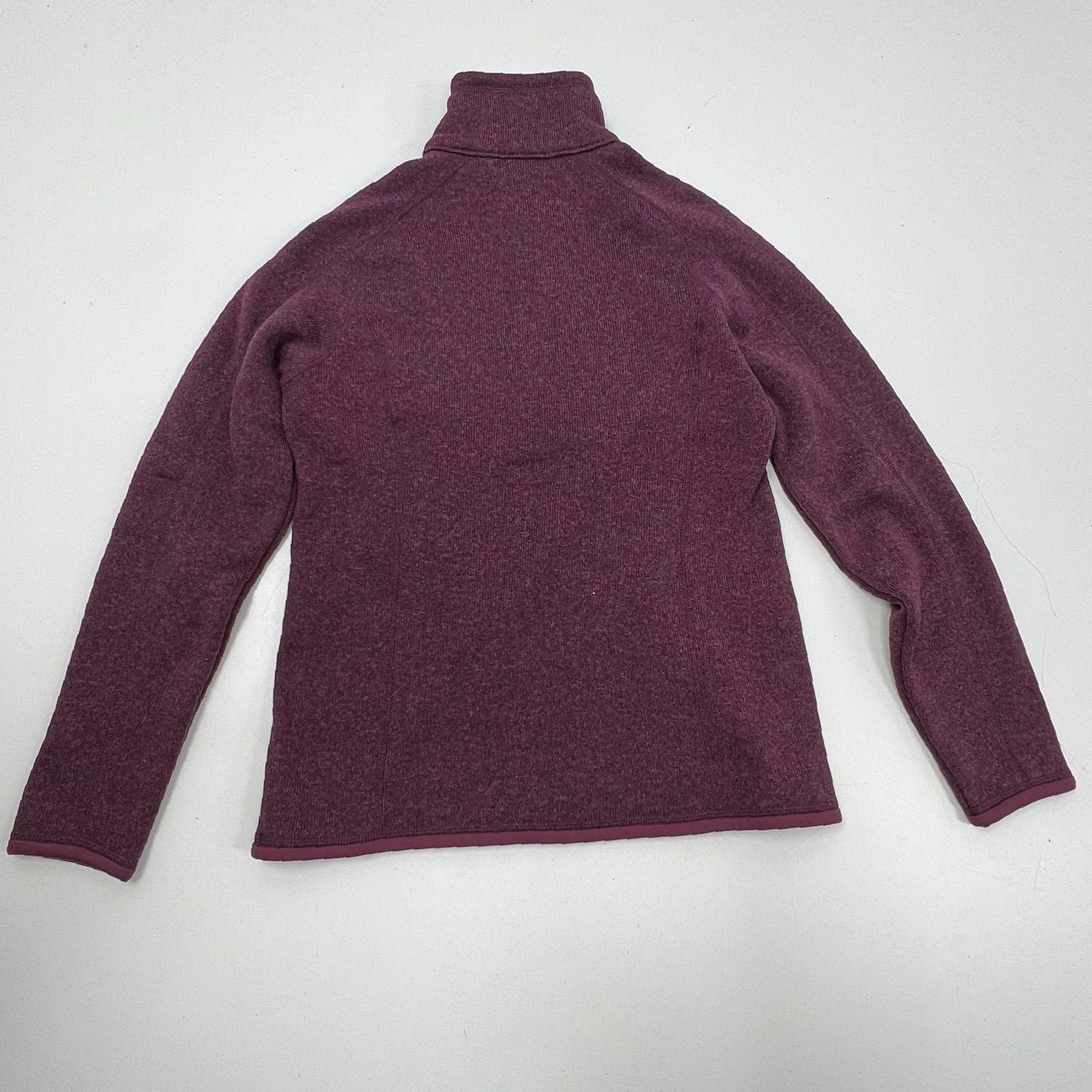 Patagonia Purple Heather Better Sweater 1/4 Zip Fleece Pullover Women's S