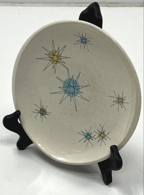 Franciscan Star Glow Salad Plate 8" Atomic Starburst MCM California Vintage