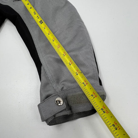 First Gear Hypertex Riding Equipment Jacket Women's Large Silver Black