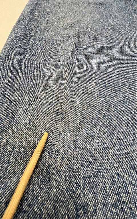 Vintage 90s Pepe Women's Blue High Waist Pleated Button Fly Tapered Jeans Sz 32