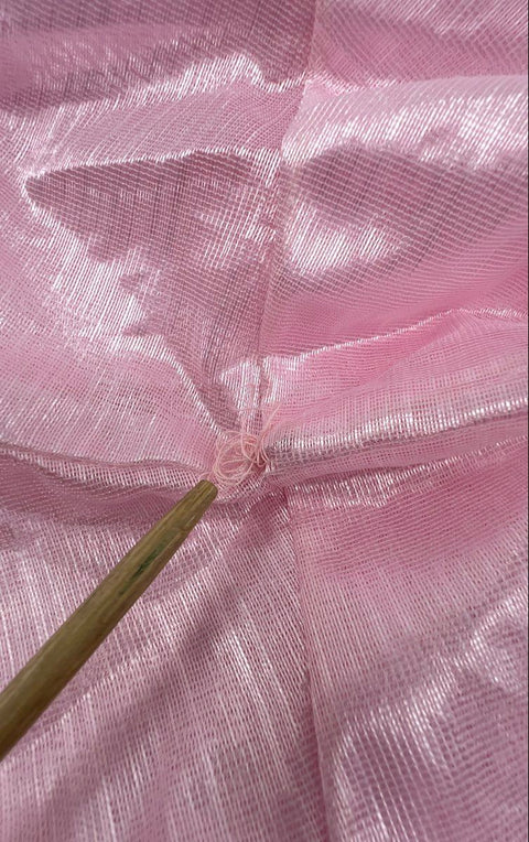 Vintage 80s JC Penney Women's Pink Ruffle Off Shoulder Formal Gown Dress Sz 7-8