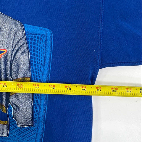 Vintage 1991 St Louis Blues NHL Crewneck Sweatshirt Nutmeg Made in USA Sz L