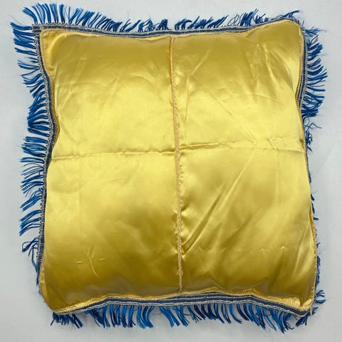 Vintage Reno Nevada Souvenir Pillow Satin Harold's Club Biggest Little City