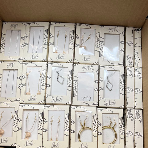 Sseko Assorted Gold & Silver Tones Costume Jewelry NIB Lot