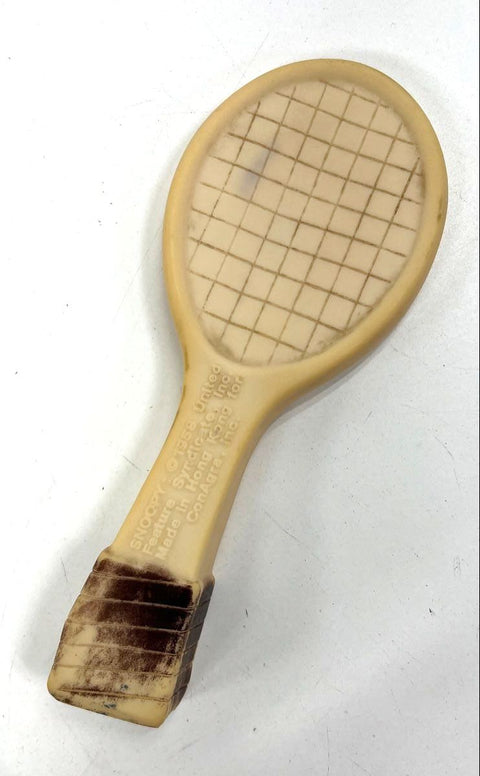 Vintage Snoopy Peanuts Toy Lot 5pc Squeaker Figure Funstraws 1970s 80s UFS