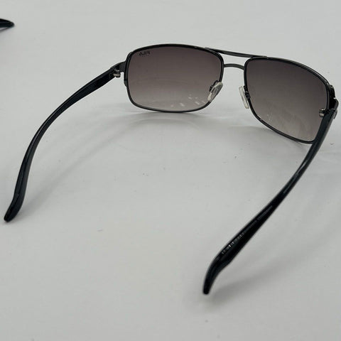 Fila Sport Sunglasses Black Gray Gradient Wrap F3019 with Bolle Case & Cloth