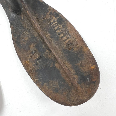 Antique Malleable Cast Iron Cobbler Shoe Lasts Forms Lot of 2 Rustic Decor 7L