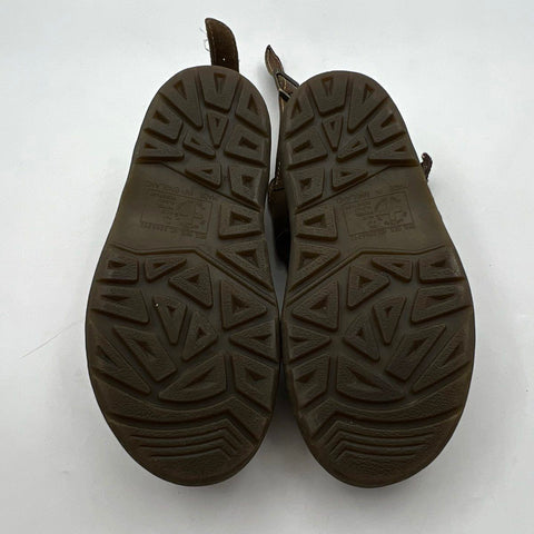 Vintage 90s Dr Martens 8423 Made in England Brown Fisherman Sandals Size UK 9