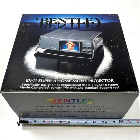 Vintage Bentley BX-11 Super-8 Home Movie Projector 4" Monitor NIB Not Tested