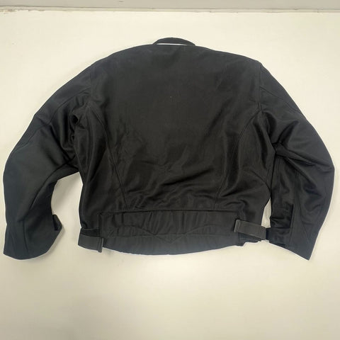 River Road Riding Motorcycle Jacket 3XL Black With Padding
