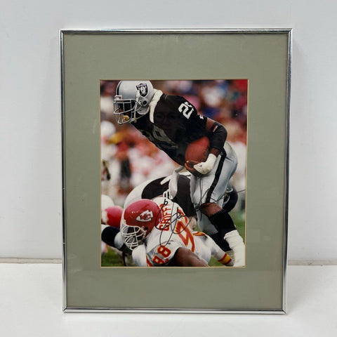 Eric Dickerson Signed Autograph Framed 8x10 Photo LA Raiders HOF NFL