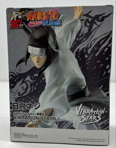 Bandai Naruto Shippuden Vibration Stars Hyuga Neji Figure 2023 Sealed NIB