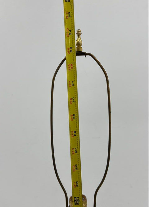 Vintage Holland Mold Ceramic Table Lamp Figural Boy on Barrel Country Style