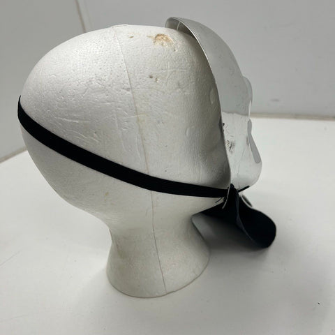 Vintage Easter Unlimited Scream Ghostface Mask Chrome Silver Halloween Costume