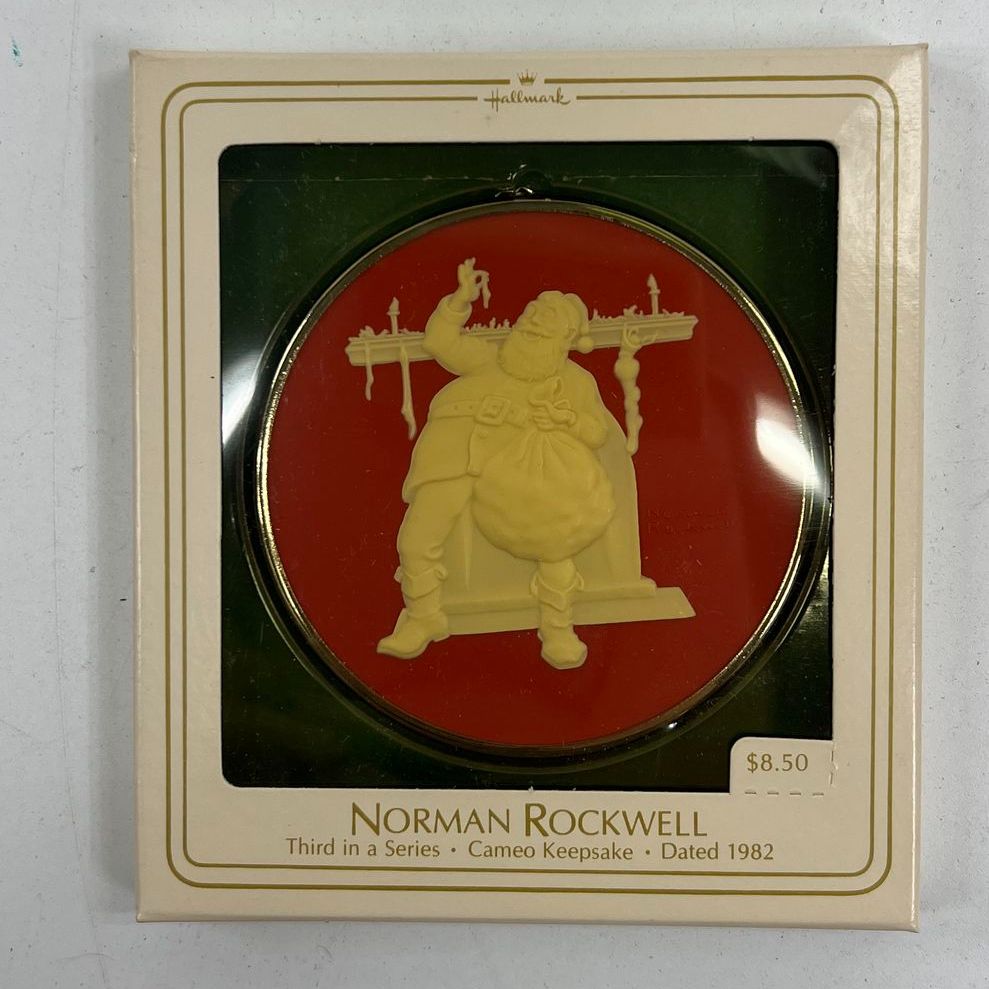VTG Collectible Hallmark c1980's Collector's Series Norman Rockwell Ornaments