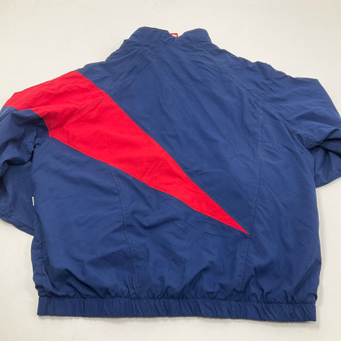 NWT Vintage Y2K Jammin LA Clippers Blue Red Colorblock Windbreaker Jacket Mens